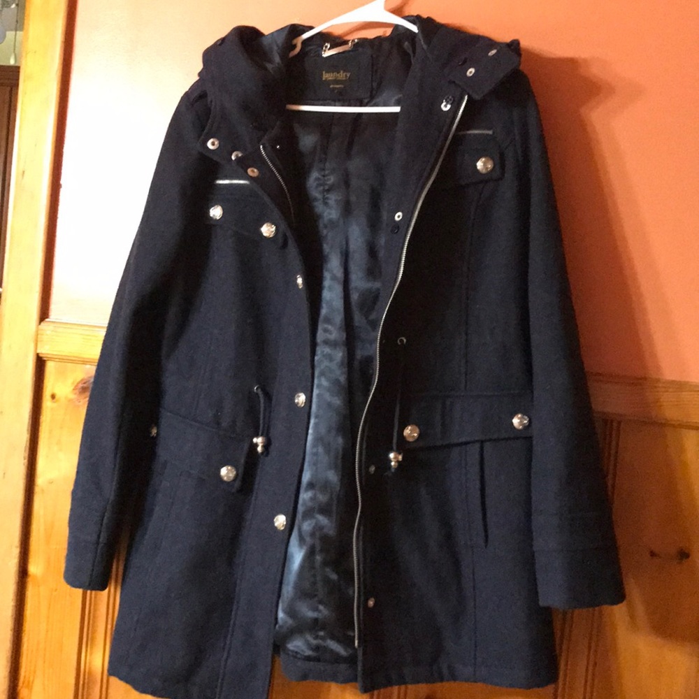 Navy blue coat